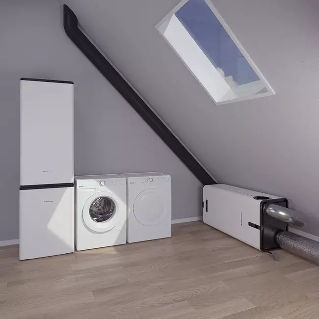 Itho Daalderop WTW unit HRU 300 V met vorstklep 300 m³/h